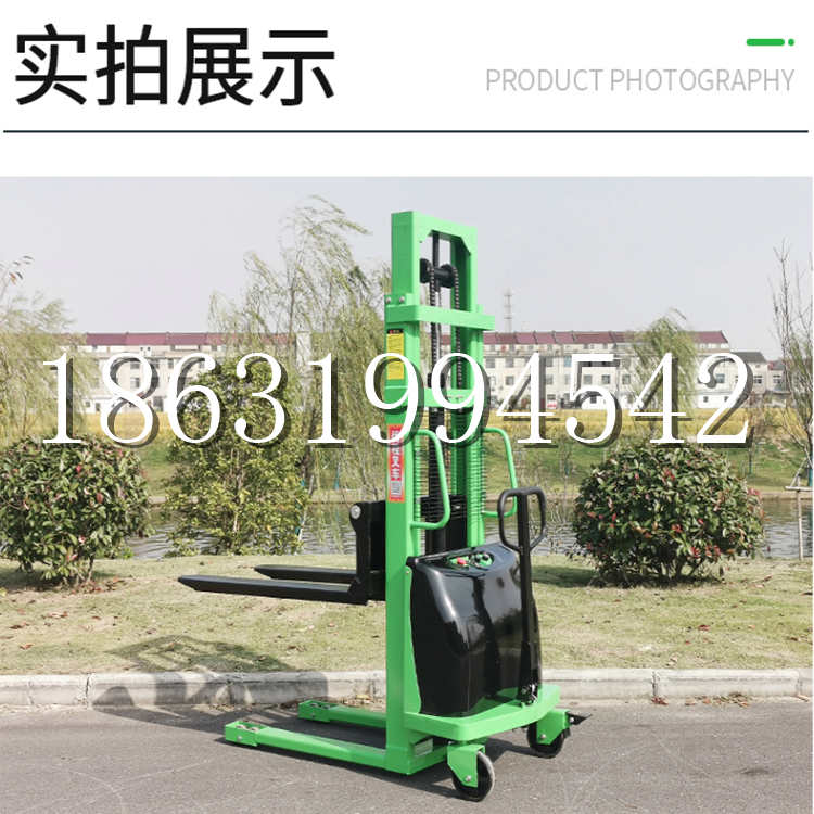 深泽县电动叉车堆高车液压铲车电瓶1吨2吨站驾步行式小型全自动叉车